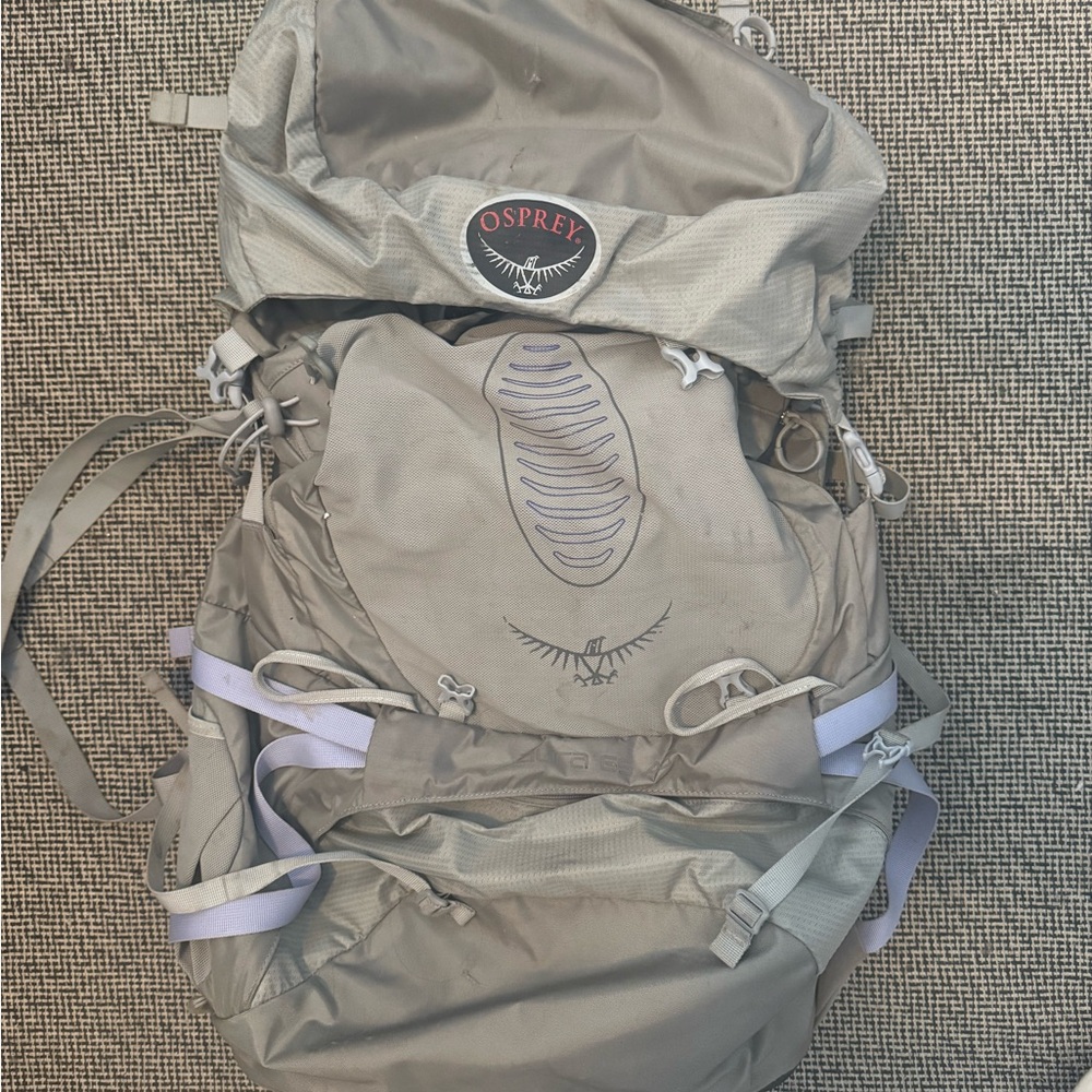 Osprey Gray 65L Hiking Backpack